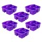 Storex Small Caddy, Purple, 6PK 00944U06C - alternate 1